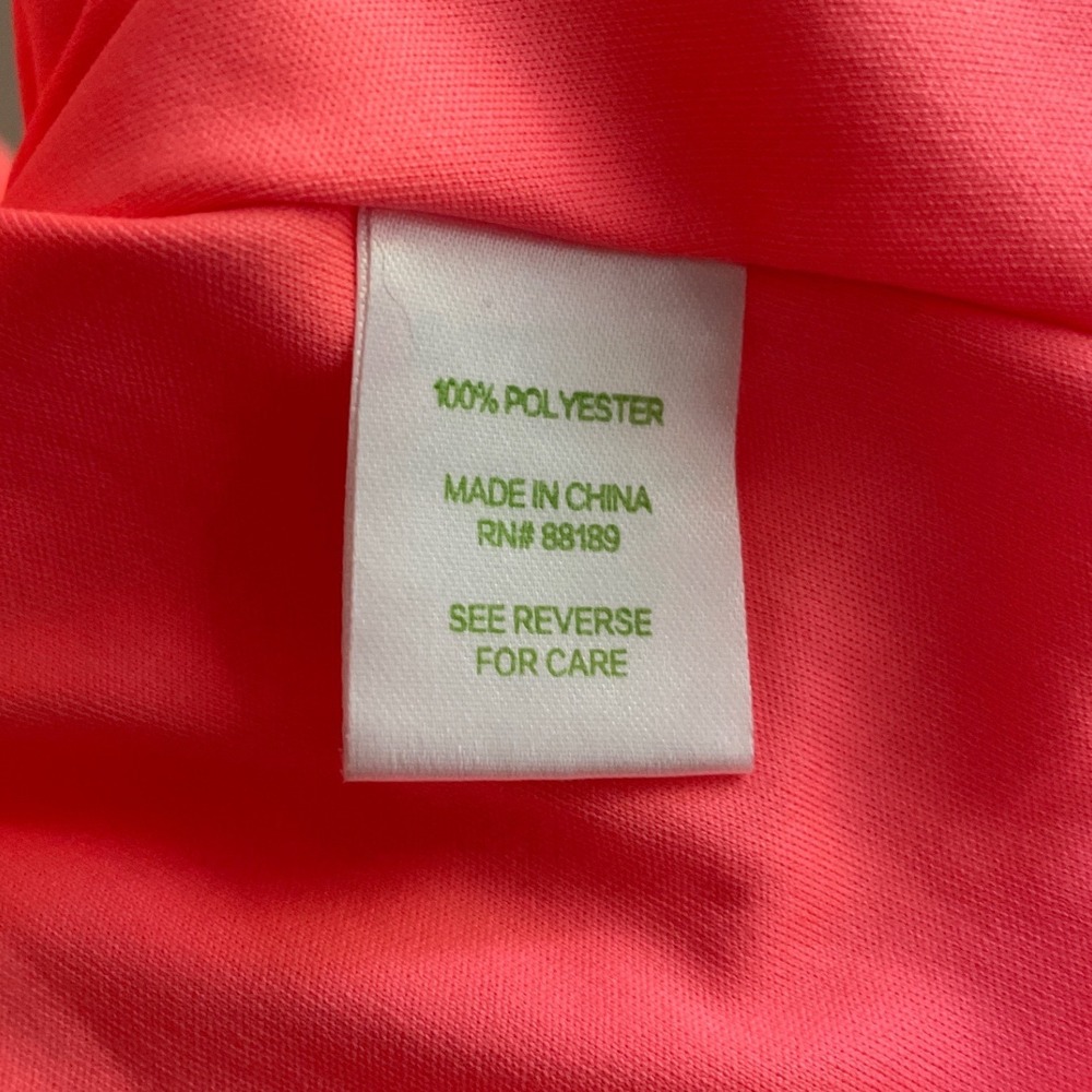 Lilly Pulitzer Maxi Dress Women's Small Neon Coral Coastal Beach Coquette - Picture 7 of 8